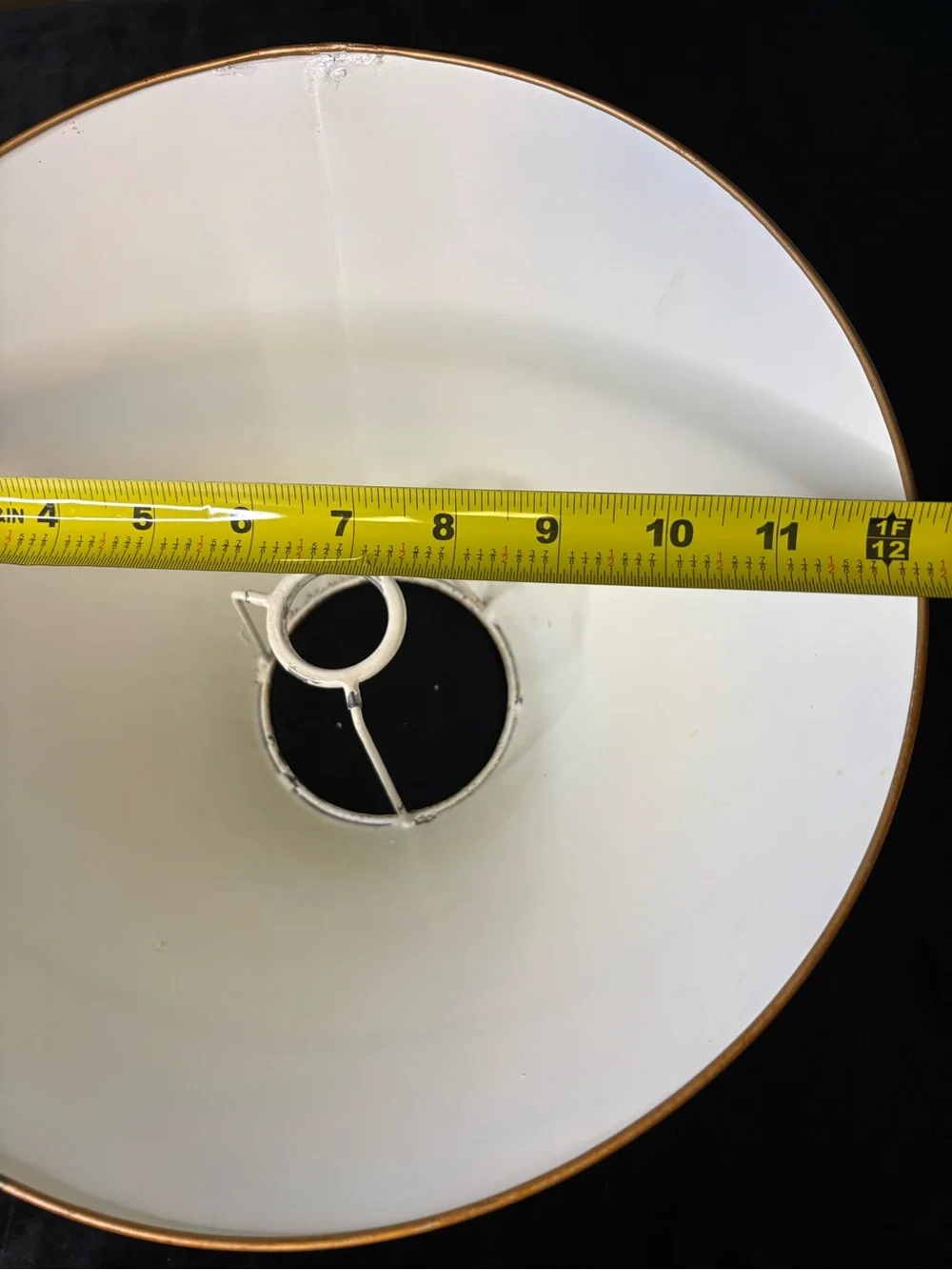 Vintage Tole Metal Lamp Shade - Picture 9 of 9